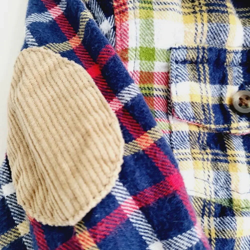 Gymboree 12/18M plaid flannel shirt